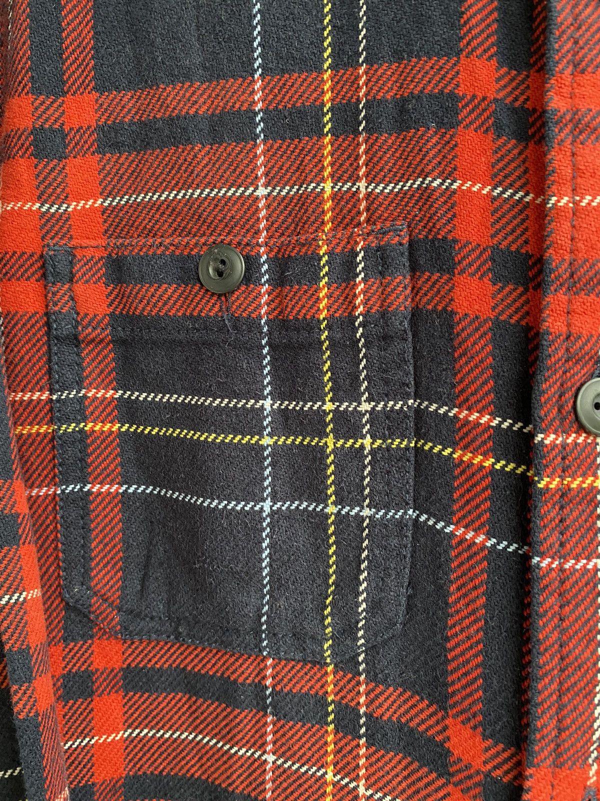 Japanese Brand × Uniqlo Japanese Brand FW20 Uniqlo Authentic Shirt Flannel Red Size US XL / EU 56 / 4 - 5 Thumbnail