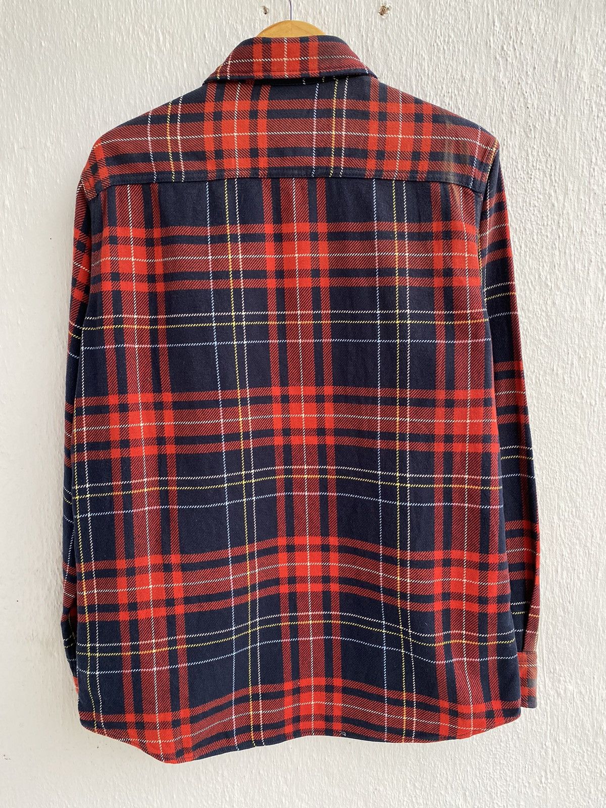 Japanese Brand × Uniqlo Japanese Brand FW20 Uniqlo Authentic Shirt Flannel Red Size US XL / EU 56 / 4 - 8 Thumbnail