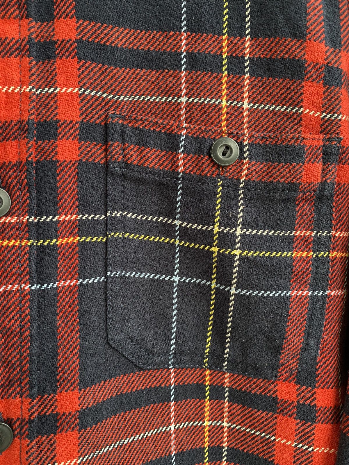 Japanese Brand × Uniqlo Japanese Brand FW20 Uniqlo Authentic Shirt Flannel Red Size US XL / EU 56 / 4 - 4 Thumbnail