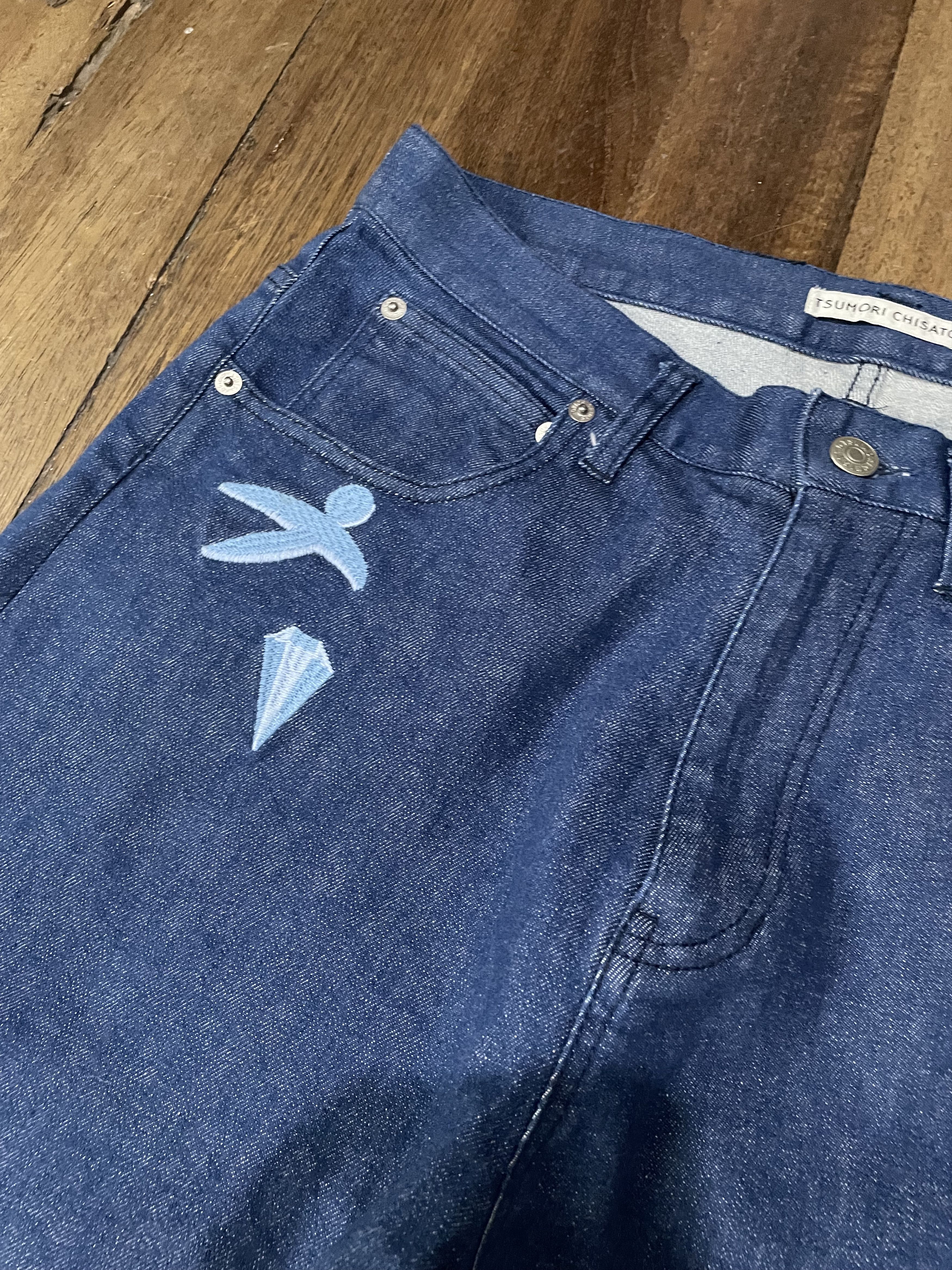 Tsumori Chisato Tsumori Chisato Multi Logo Denim Pants - Issey Miyake Size US 31 - 6 Thumbnail