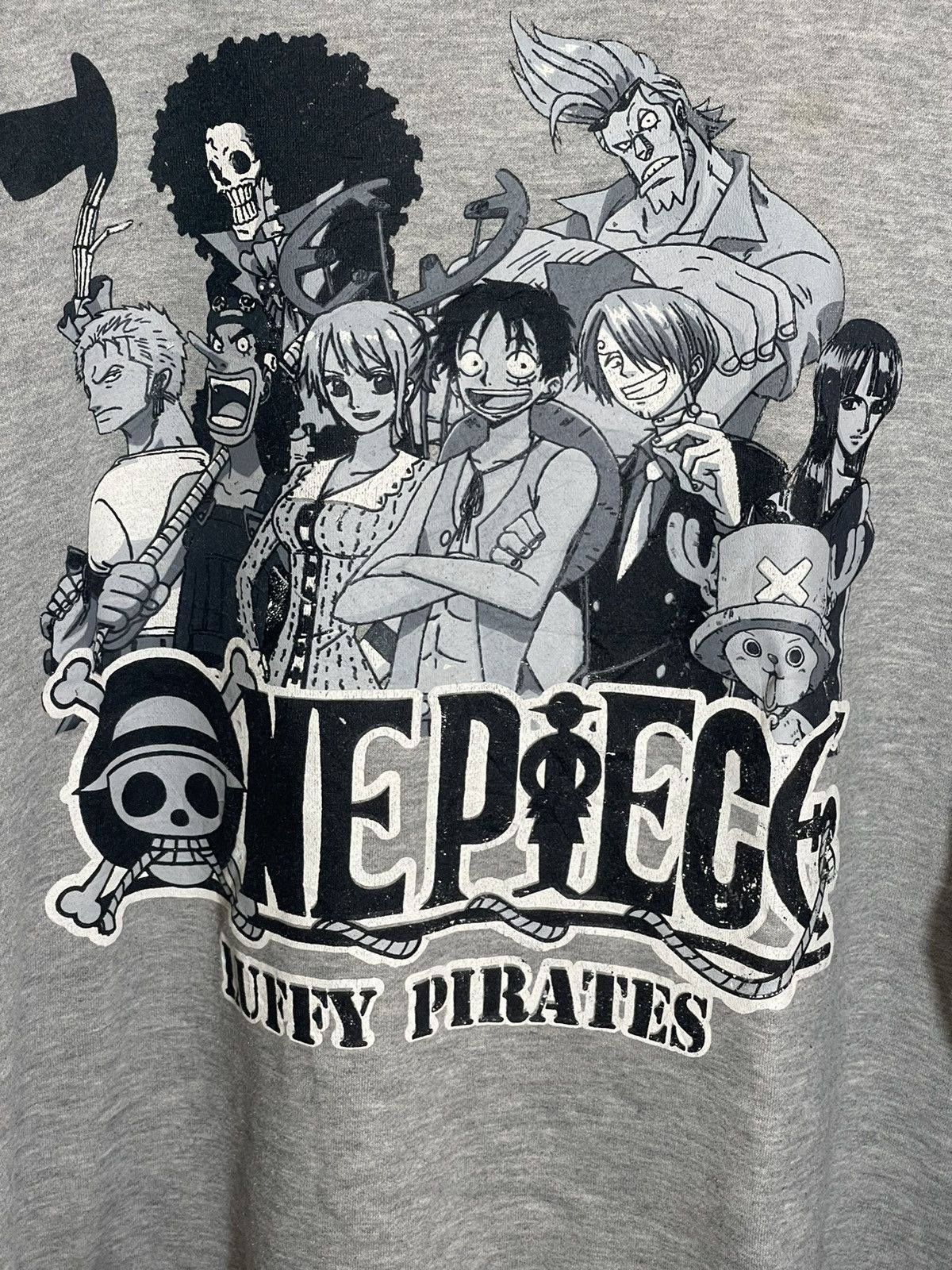 Anime ‼️Last Drop Vintage One Piece Full Character sweatshirt RARE Size US XL / EU 56 / 4 - 3 Thumbnail