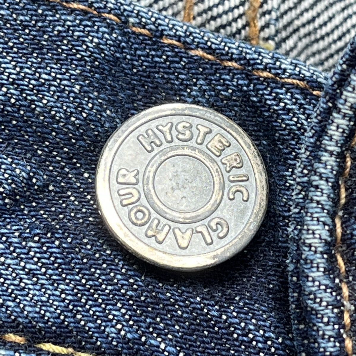 Hysteric Glamour × Vintage Redline Selvedge Hystoric Glamour Denim Jeans Distressed Size 28" / US 6 / IT 42 - 7 Thumbnail