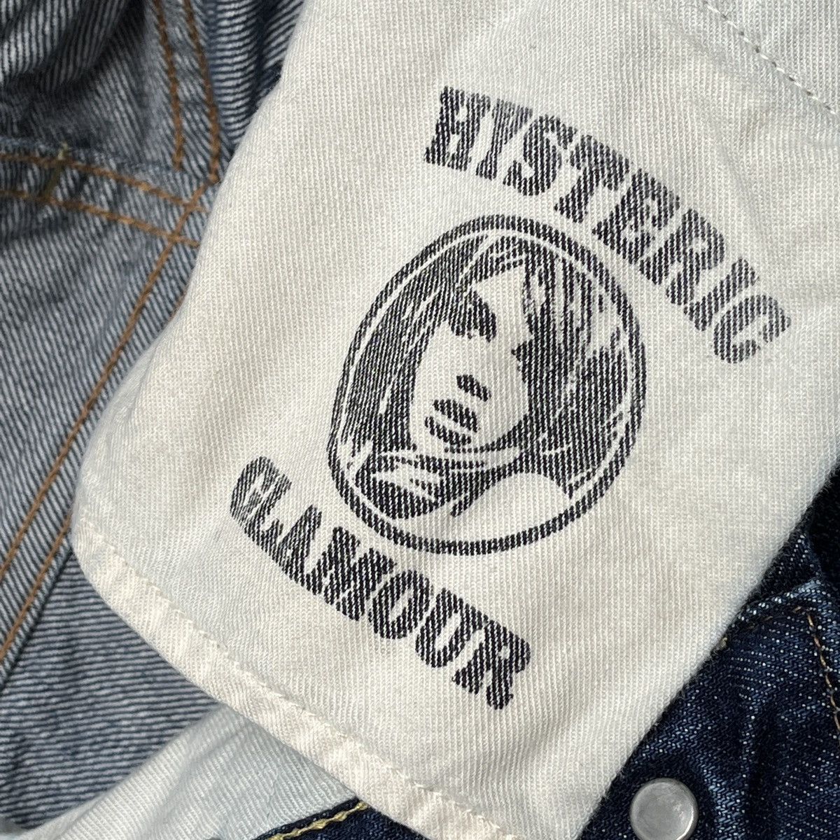 Hysteric Glamour × Vintage Redline Selvedge Hystoric Glamour Denim Jeans Distressed Size 28" / US 6 / IT 42 - 2 Thumbnail