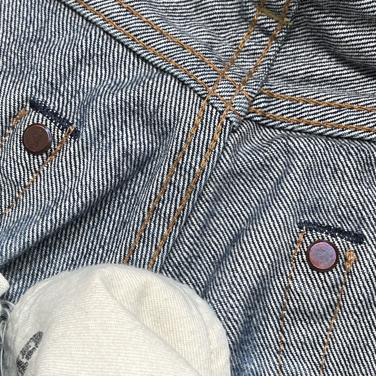 Hysteric Glamour × Vintage Redline Selvedge Hystoric Glamour Denim Jeans Distressed Size 28" / US 6 / IT 42 - 12 Thumbnail