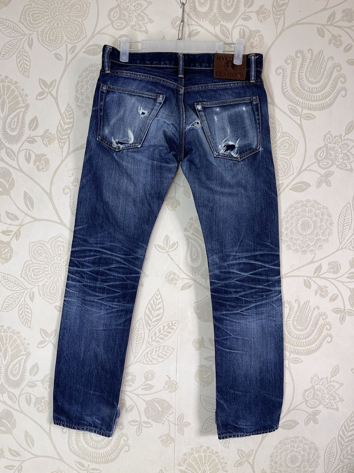 Hysteric Glamour × Vintage Redline Selvedge Hystoric Glamour Denim Jeans Distressed Size 28" / US 6 / IT 42 - 3 Thumbnail