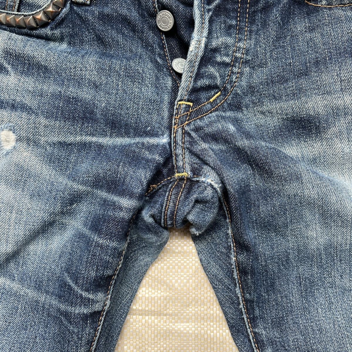 Hysteric Glamour × Vintage Redline Selvedge Hystoric Glamour Denim Jeans Distressed Size 28" / US 6 / IT 42 - 14 Thumbnail