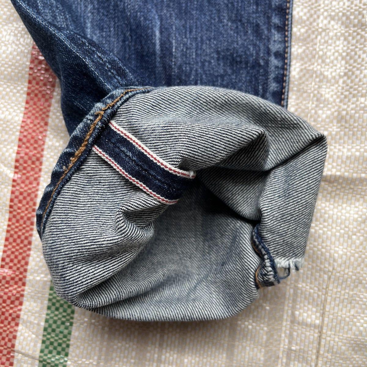Hysteric Glamour × Vintage Redline Selvedge Hystoric Glamour Denim Jeans Distressed Size 28" / US 6 / IT 42 - 19 Thumbnail