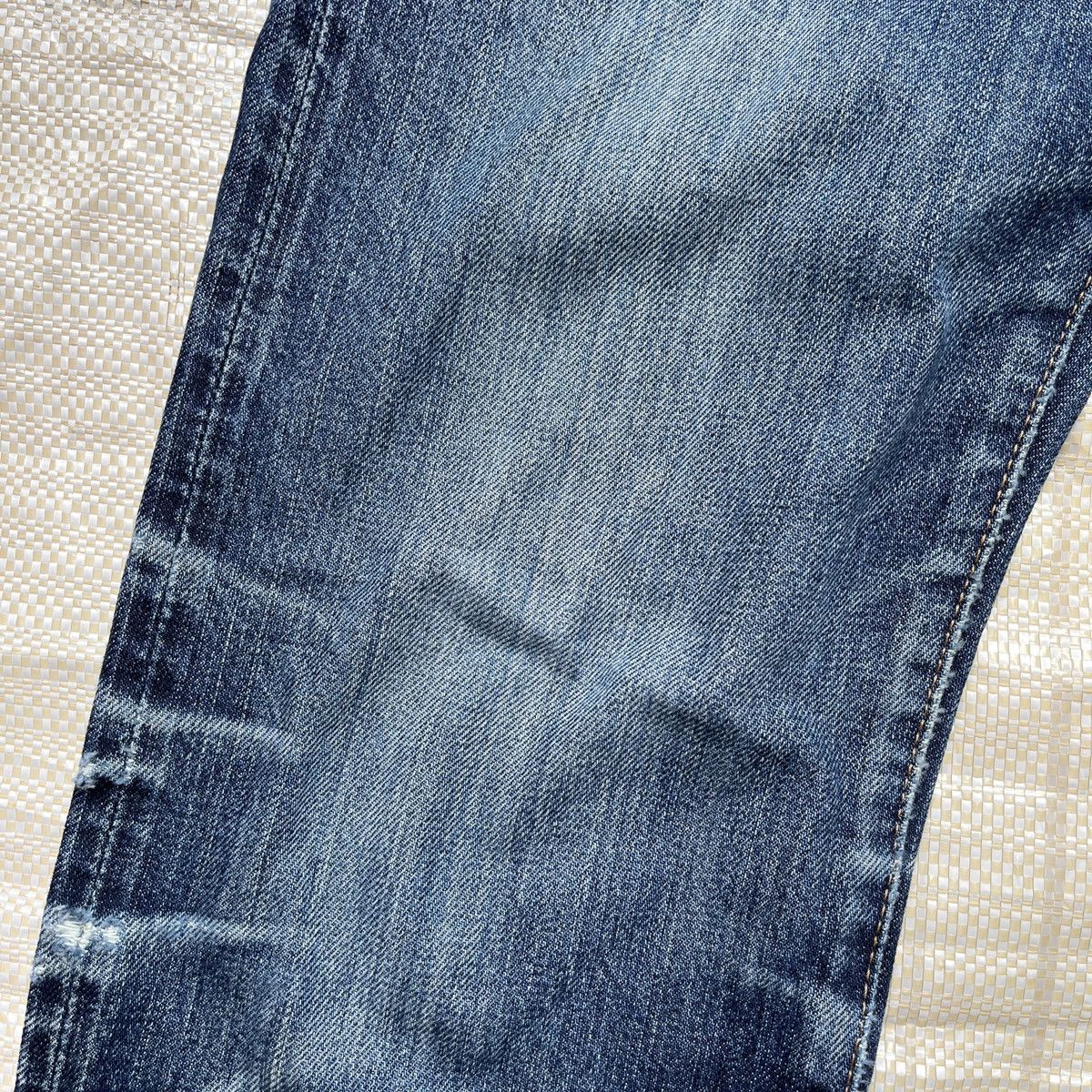 Hysteric Glamour × Vintage Redline Selvedge Hystoric Glamour Denim Jeans Distressed Size 28" / US 6 / IT 42 - 16 Thumbnail