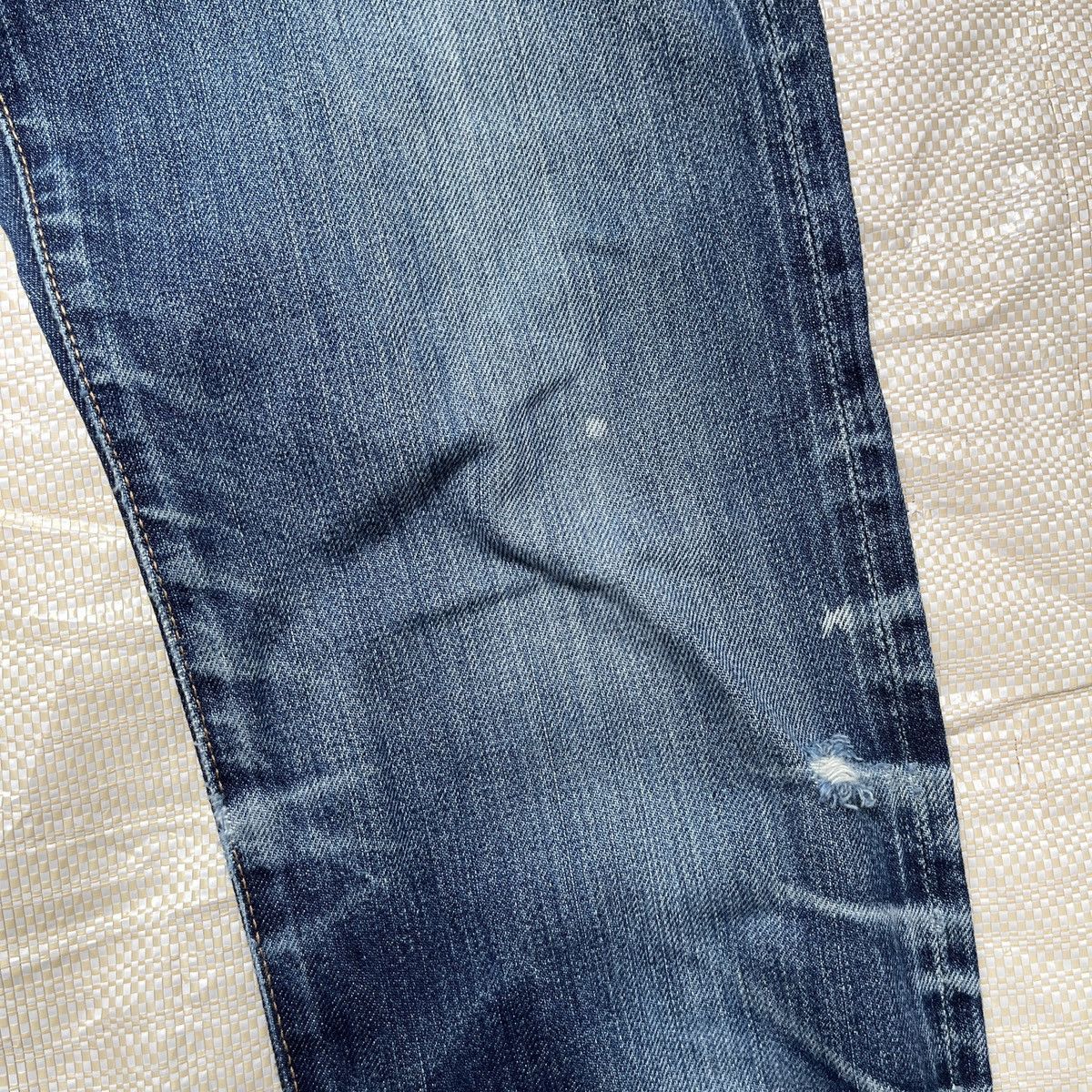 Hysteric Glamour × Vintage Redline Selvedge Hystoric Glamour Denim Jeans Distressed Size 28" / US 6 / IT 42 - 15 Thumbnail