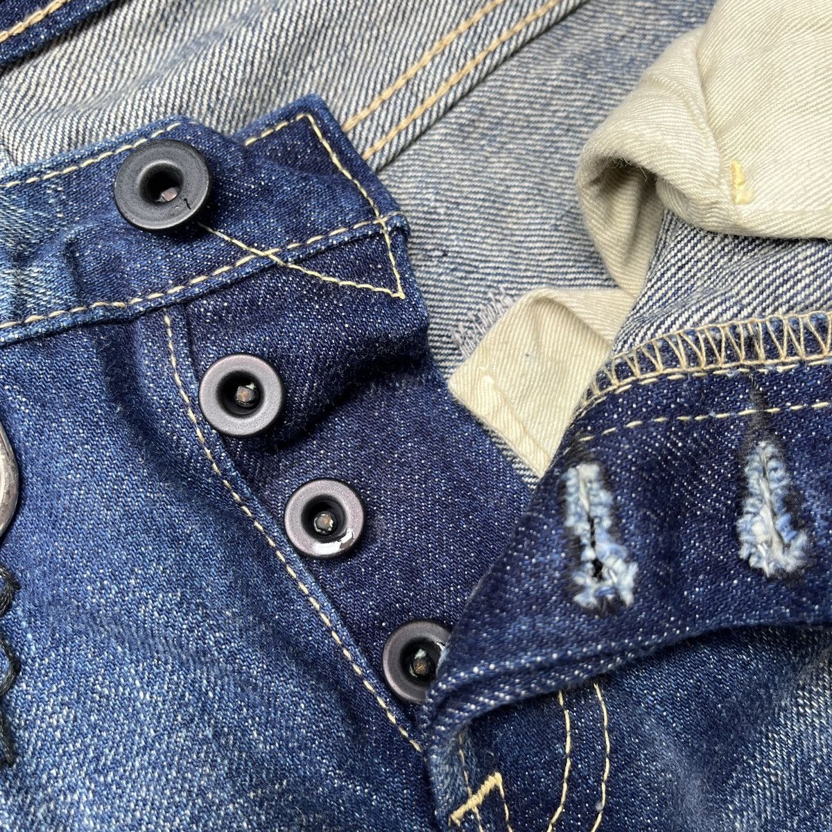 Other Redline Selvedge OverDesign Distressed Denim Jeans Matsuda Size US 30 / EU 46 - 11 Thumbnail