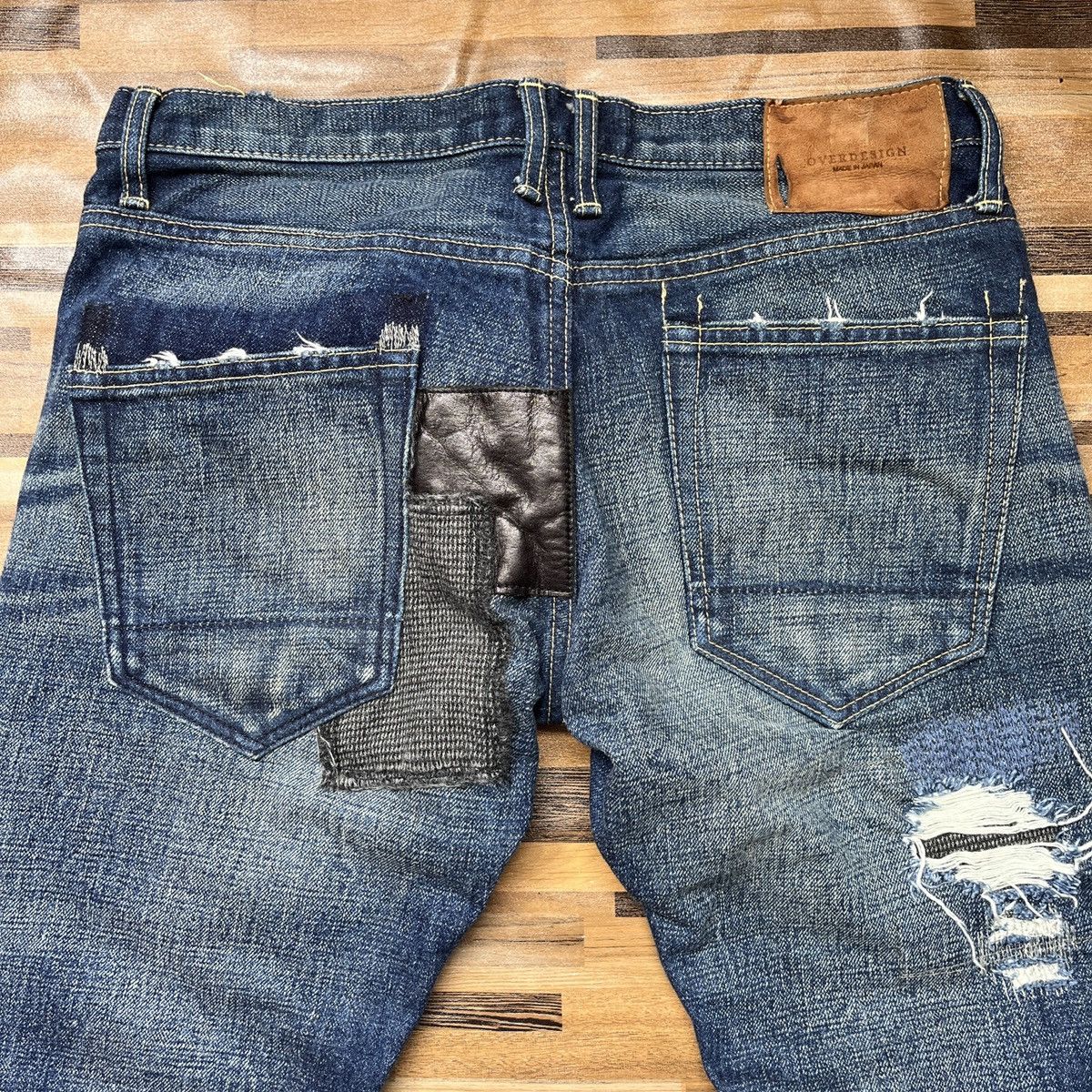 Other Redline Selvedge OverDesign Distressed Denim Jeans Matsuda Size US 30 / EU 46 - 18 Thumbnail