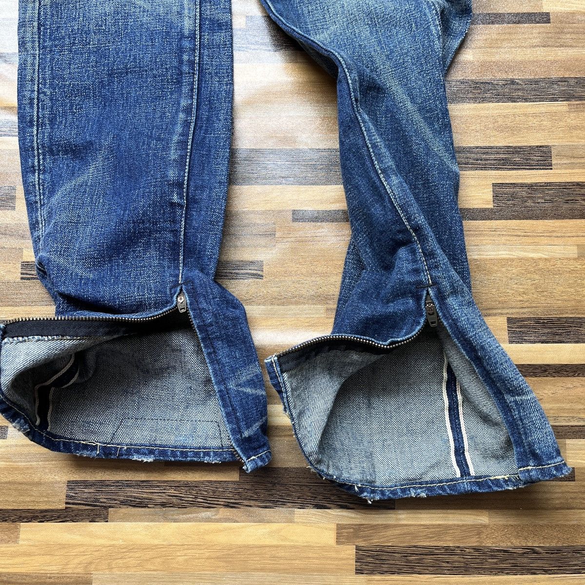 Other Redline Selvedge OverDesign Distressed Denim Jeans Matsuda Size US 30 / EU 46 - 17 Thumbnail