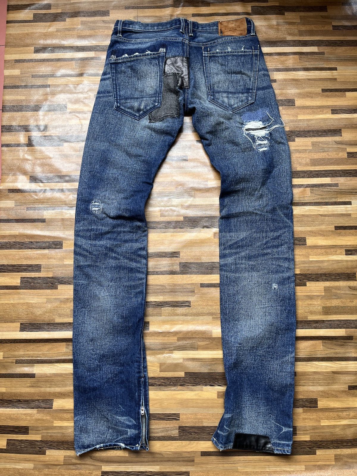 Other Redline Selvedge OverDesign Distressed Denim Jeans Matsuda Size US 30 / EU 46 - 23 Thumbnail