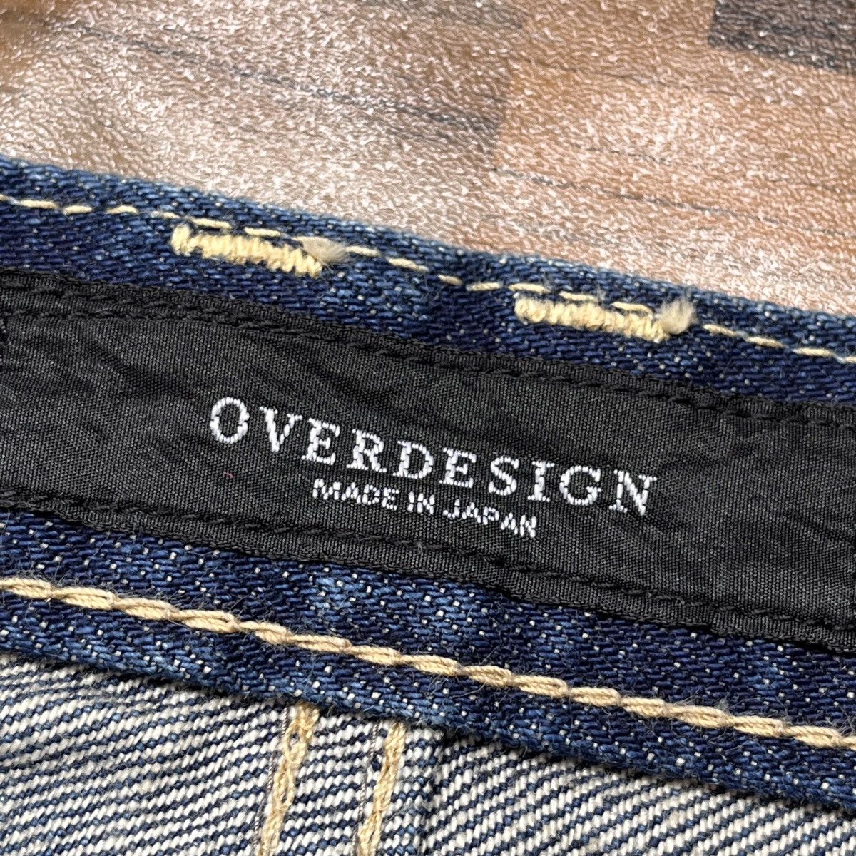Other Redline Selvedge OverDesign Distressed Denim Jeans Matsuda Size US 30 / EU 46 - 6 Thumbnail