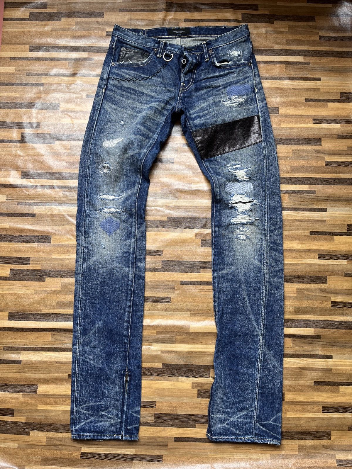 Other Redline Selvedge OverDesign Distressed Denim Jeans Matsuda Size US 30 / EU 46 - 24 Thumbnail