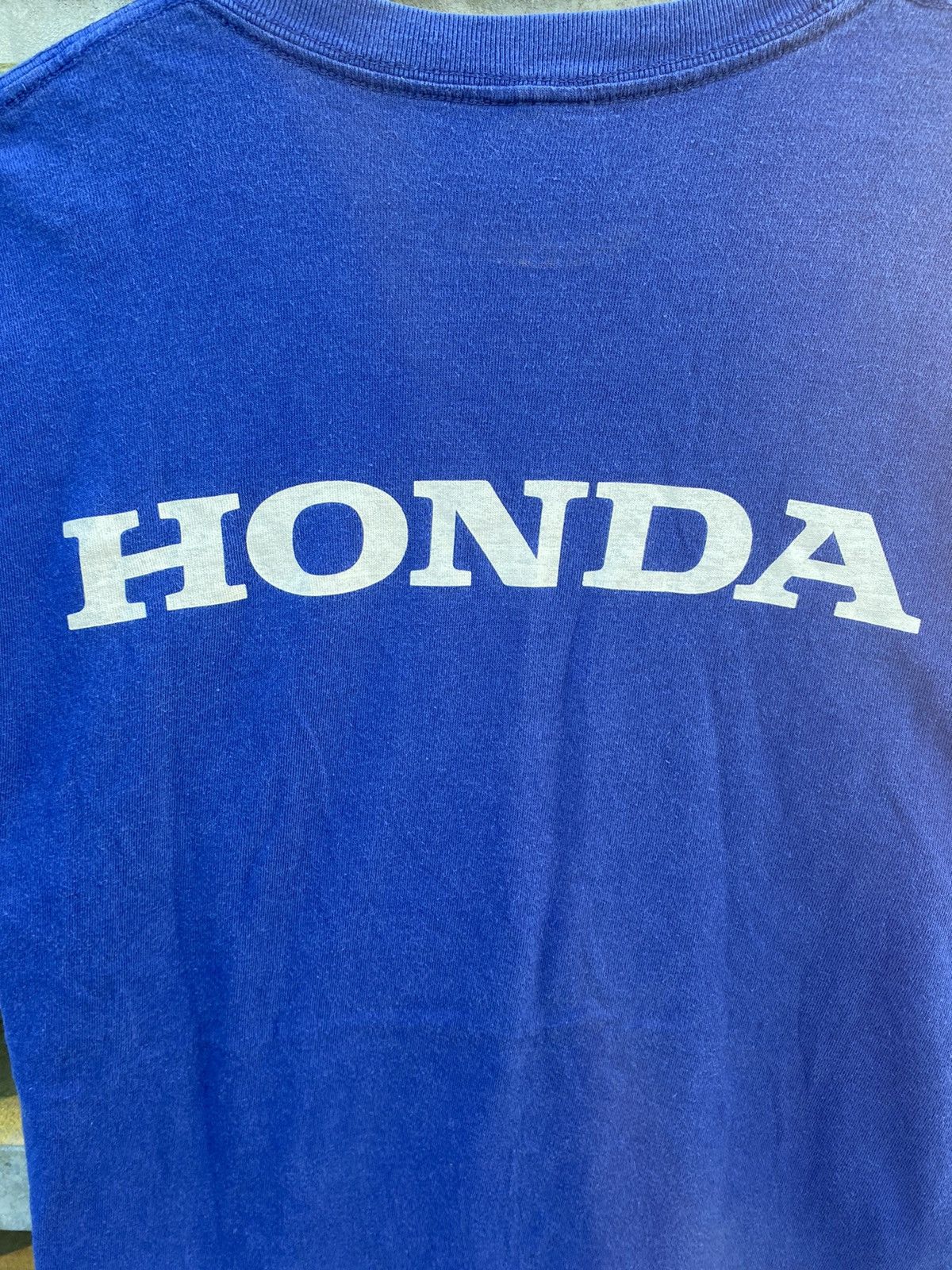 Honda Vintage Y2K Honda Racing Crew Motorsport Tshirt Size US L / EU 52-54 / 3 - 7 Thumbnail