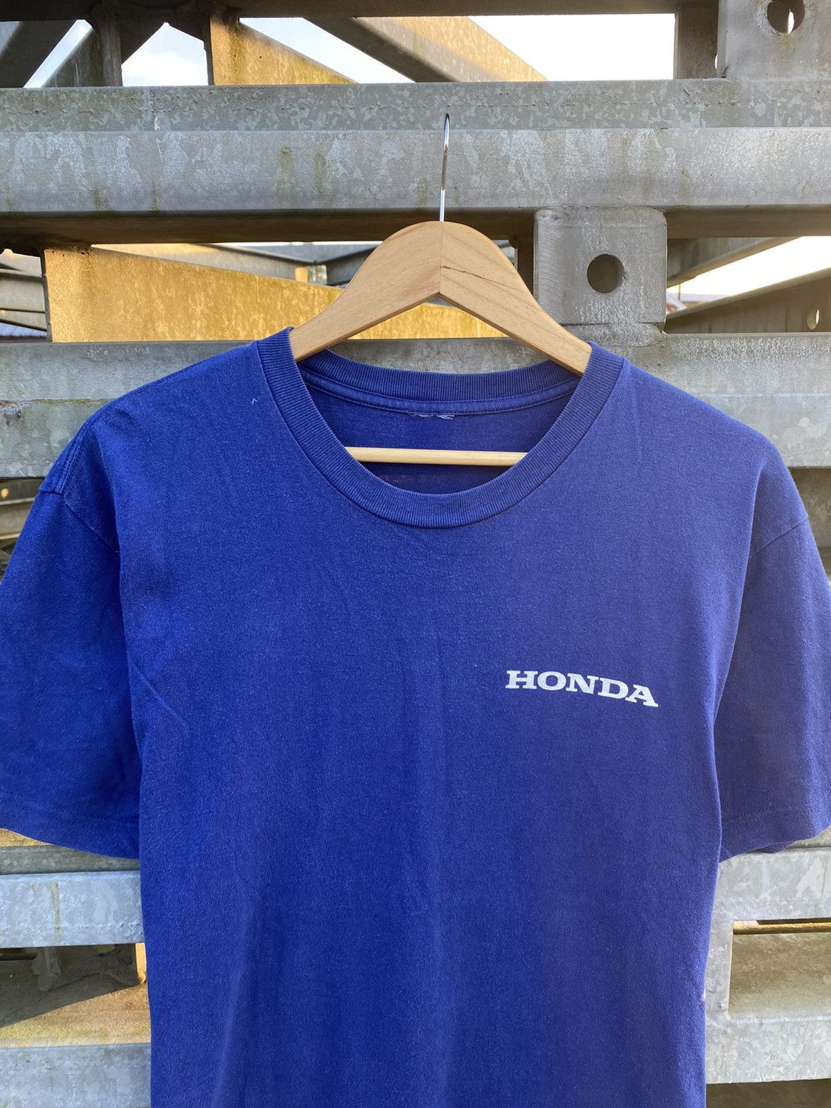 Honda Vintage Y2K Honda Racing Crew Motorsport Tshirt Size US L / EU 52-54 / 3 - 3 Thumbnail