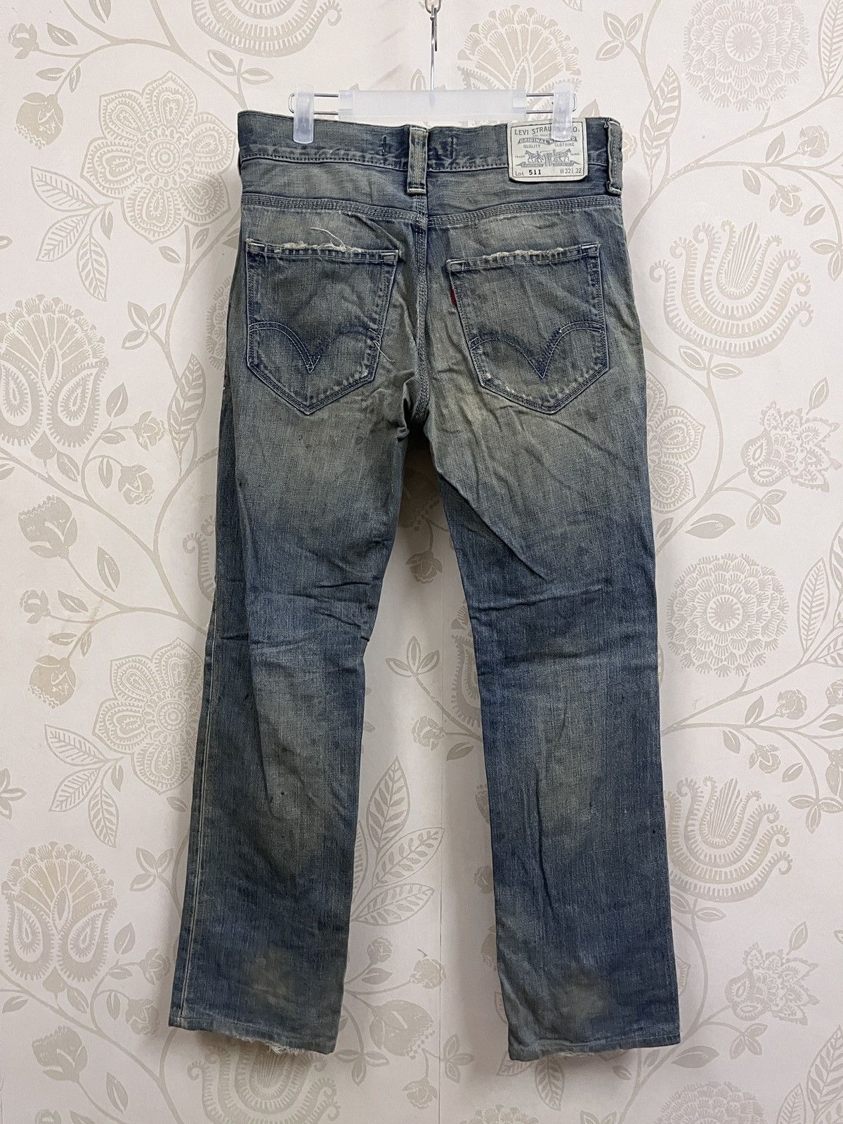 Levi's × Vintage Vintage Levi's 511 Silver Tag Distressed Size US 32 / EU 48 - 19 Thumbnail