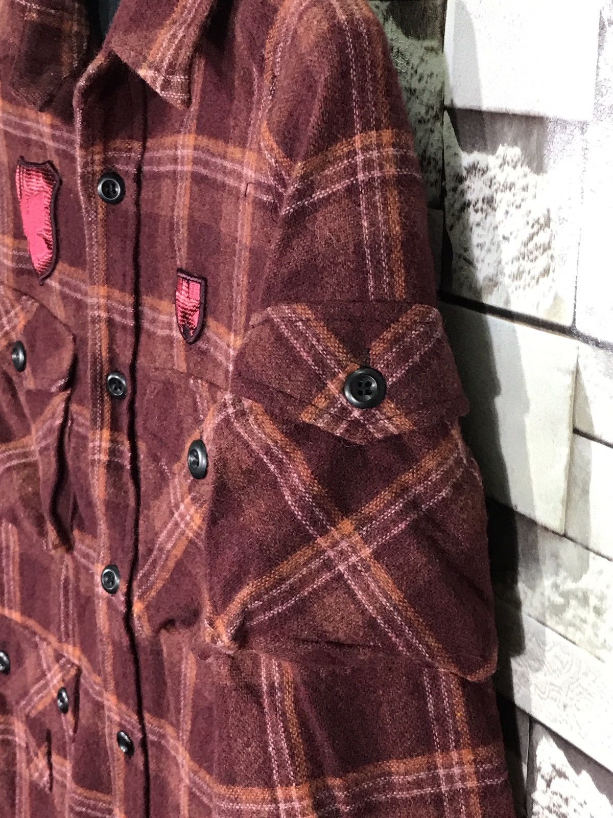 Japanese Brand × SHIPS Ships Plaid Wool Shirt Made In Japan Size US M / EU 48-50 / 2 - 3 Thumbnail
