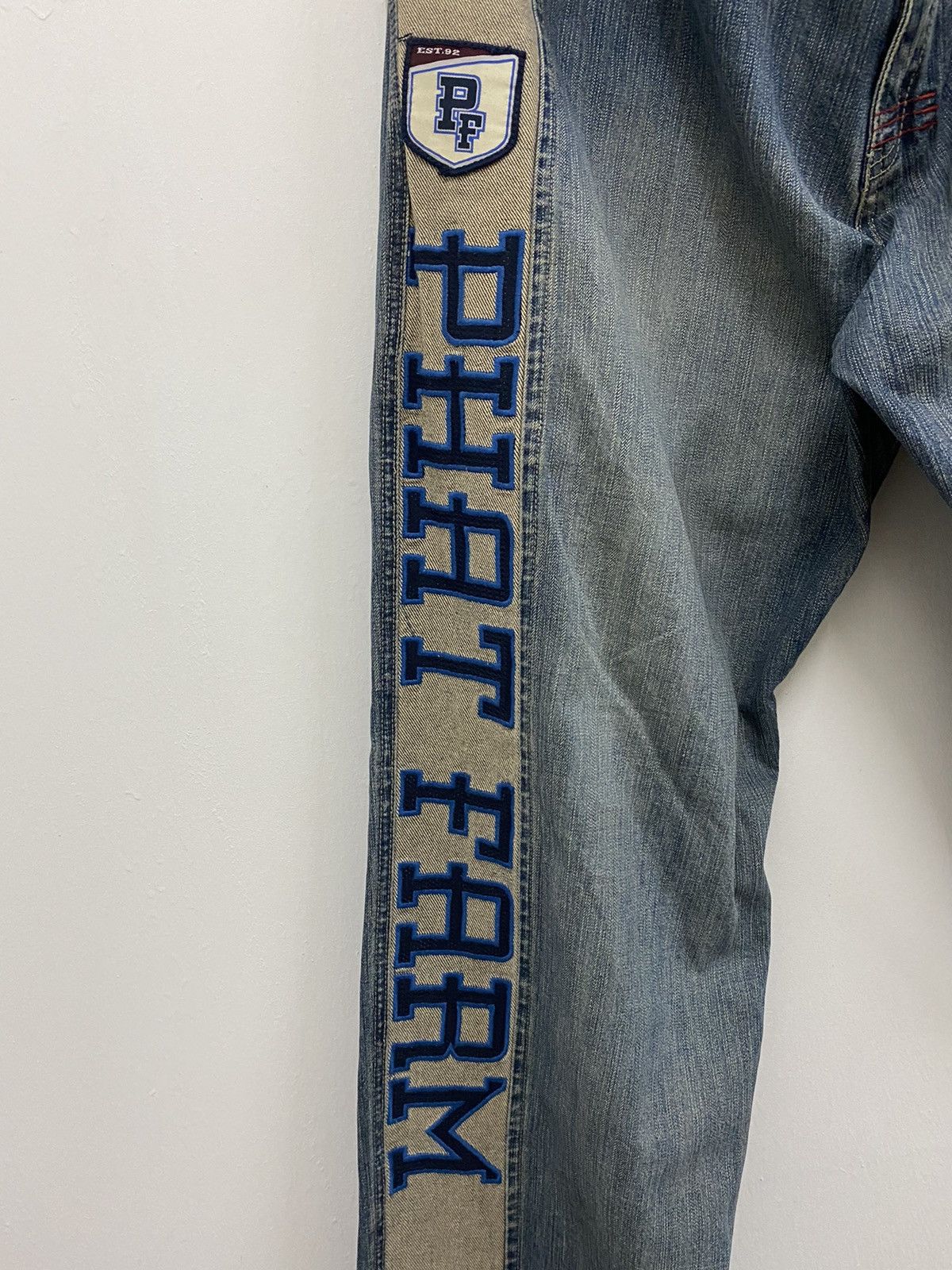 Phat Farm Phat Farm Patchworks Distressed Jeans Size US 39 - 4 Thumbnail