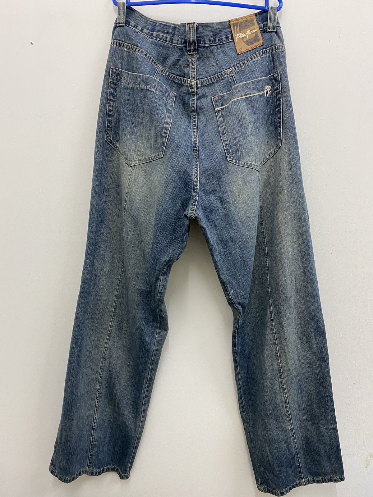 Phat Farm Phat Farm Patchworks Distressed Jeans Size US 39 - 10 Thumbnail
