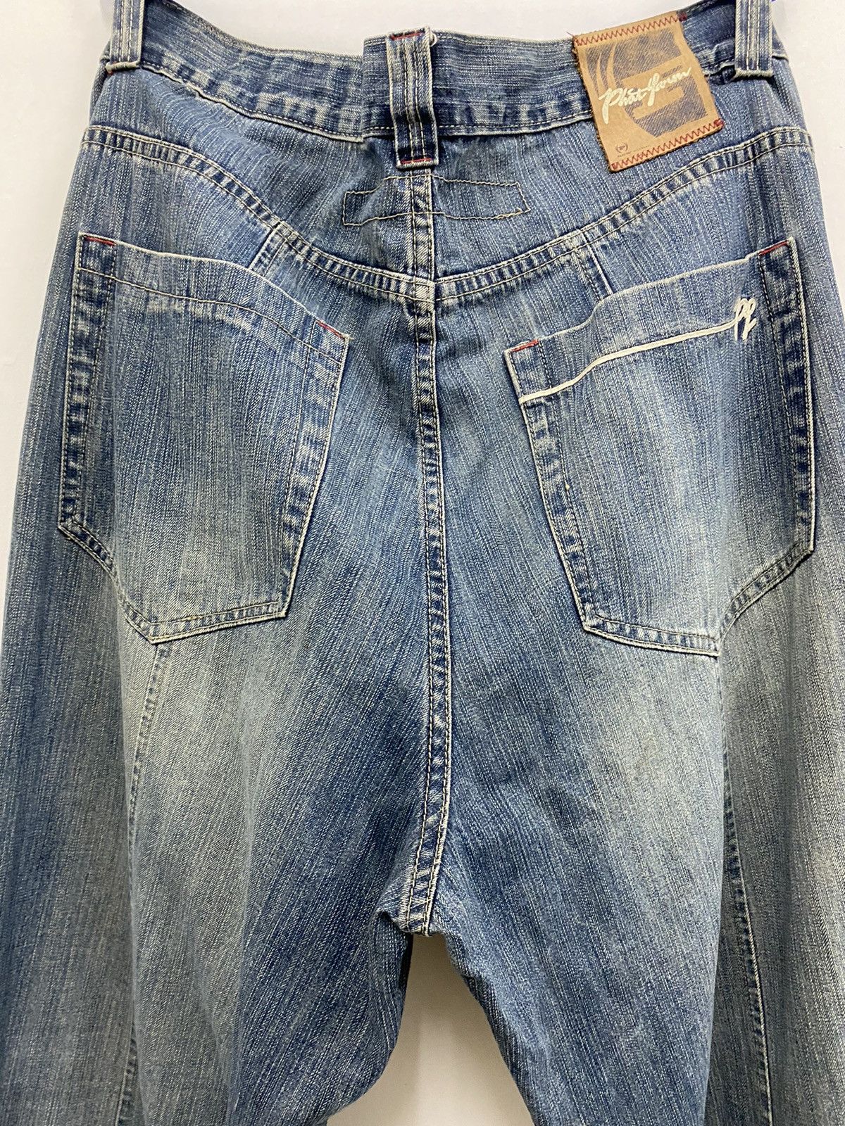 Phat Farm Phat Farm Patchworks Distressed Jeans Size US 39 - 11 Thumbnail