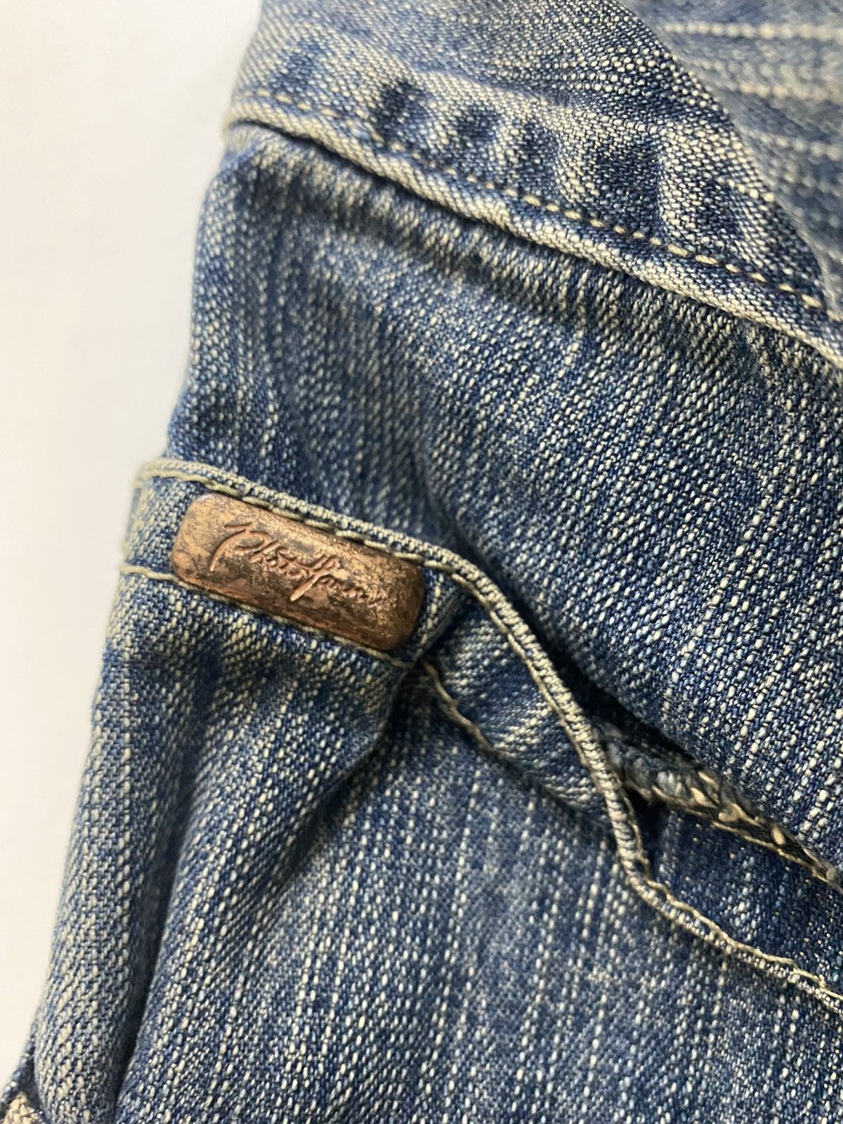 Phat Farm Phat Farm Patchworks Distressed Jeans Size US 39 - 6 Thumbnail