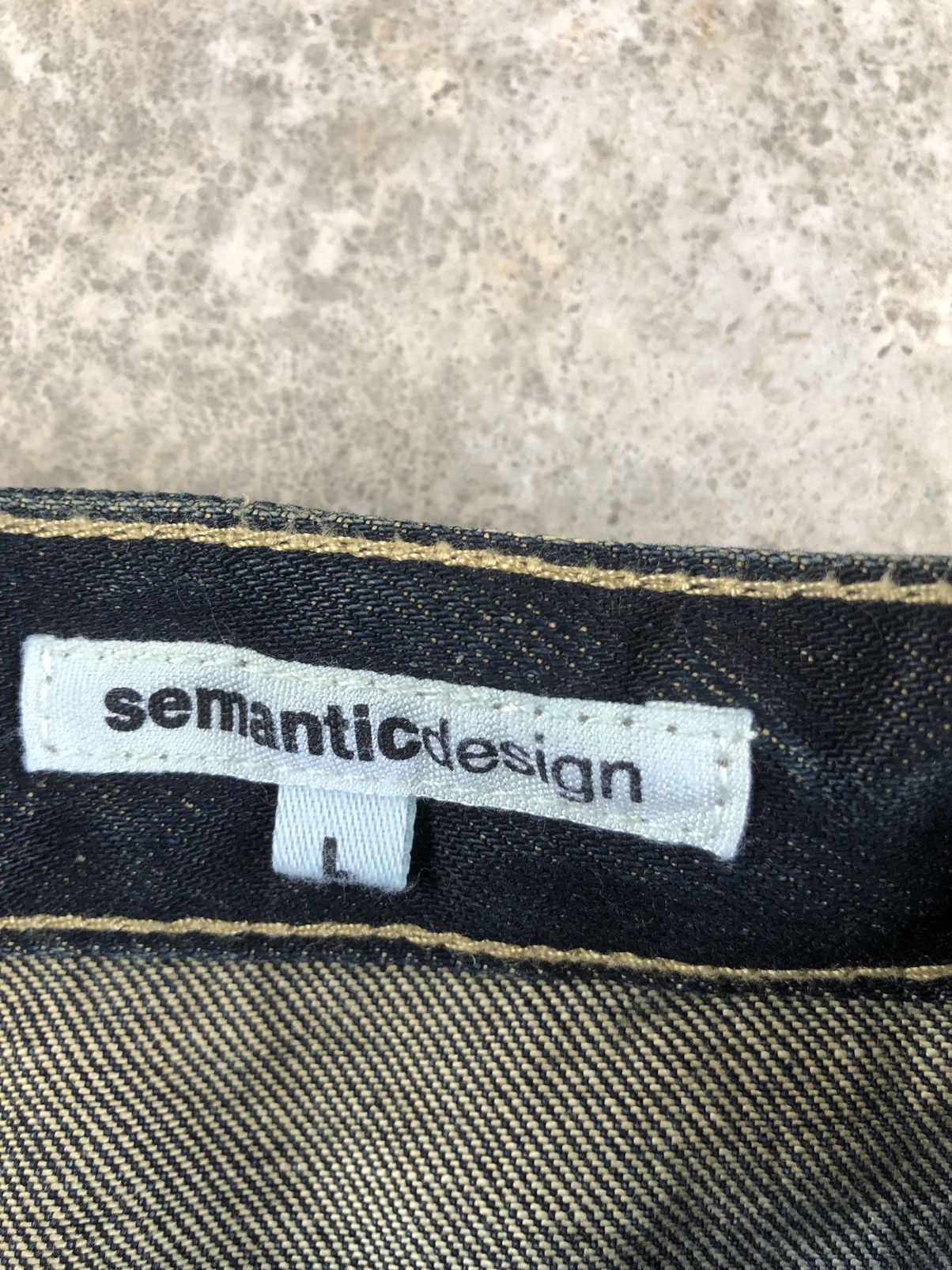 Who Decides War Semantic Design Punk Style Distressed Jeans Size US 33 - 15 Thumbnail