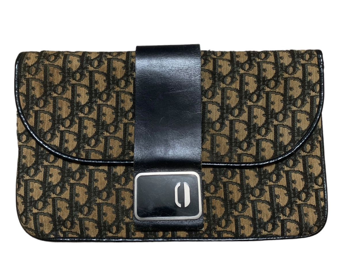 Dior RARE ‼️ Dior Christian Dior Oblique Vintage Clutch Bag Size ONE SIZE - 1 Thumbnail