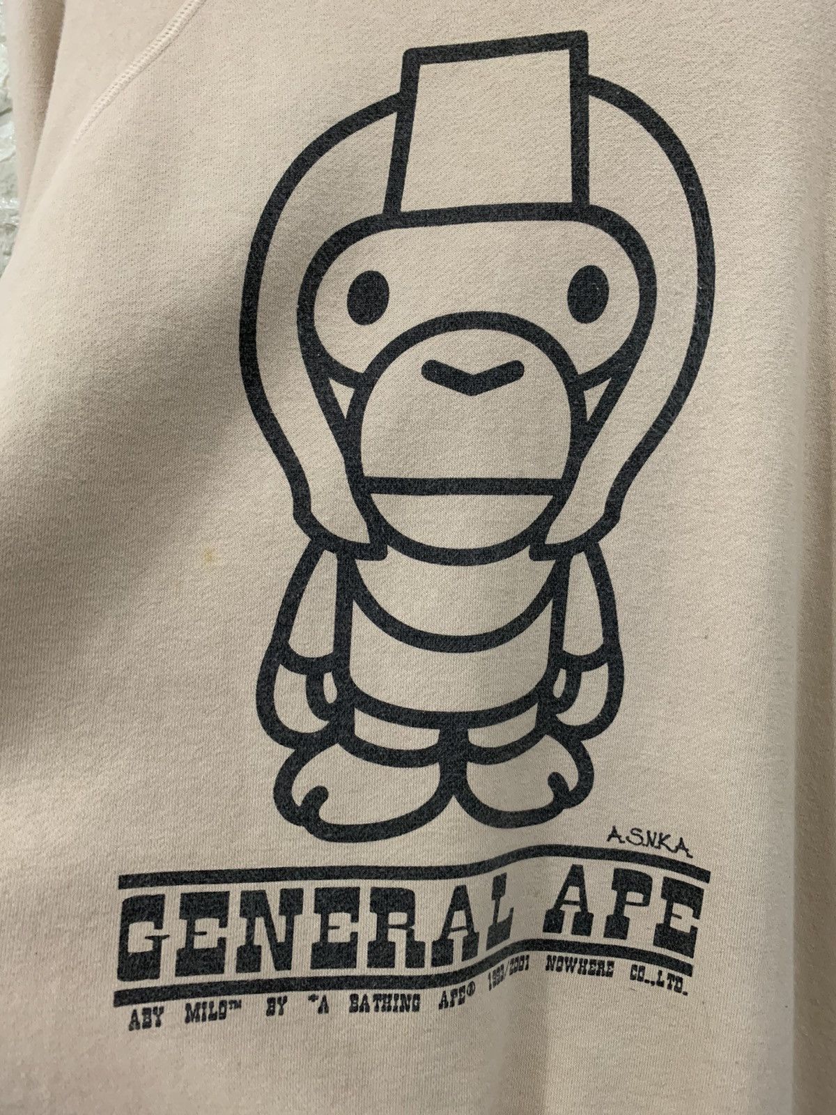 Bape Baby Milo General Ape S/S Crewneck Size US M / EU 48-50 / 2 - 3 Thumbnail