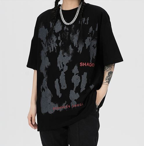 Japanese Brand Shadow Letter T Shirt Size US M / EU 48-50 / 2 - 1 Thumbnail