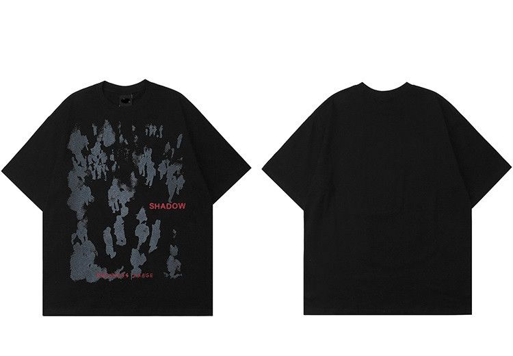 Japanese Brand Shadow Letter T Shirt Size US XL / EU 56 / 4 - 6 Thumbnail