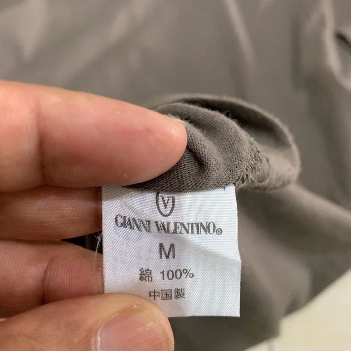 Gianni Valentino × Japanese Brand GIANNI VALENTINO ITALY Tee Size M Fits S Size US S / EU 44-46 / 1 - 7 Thumbnail