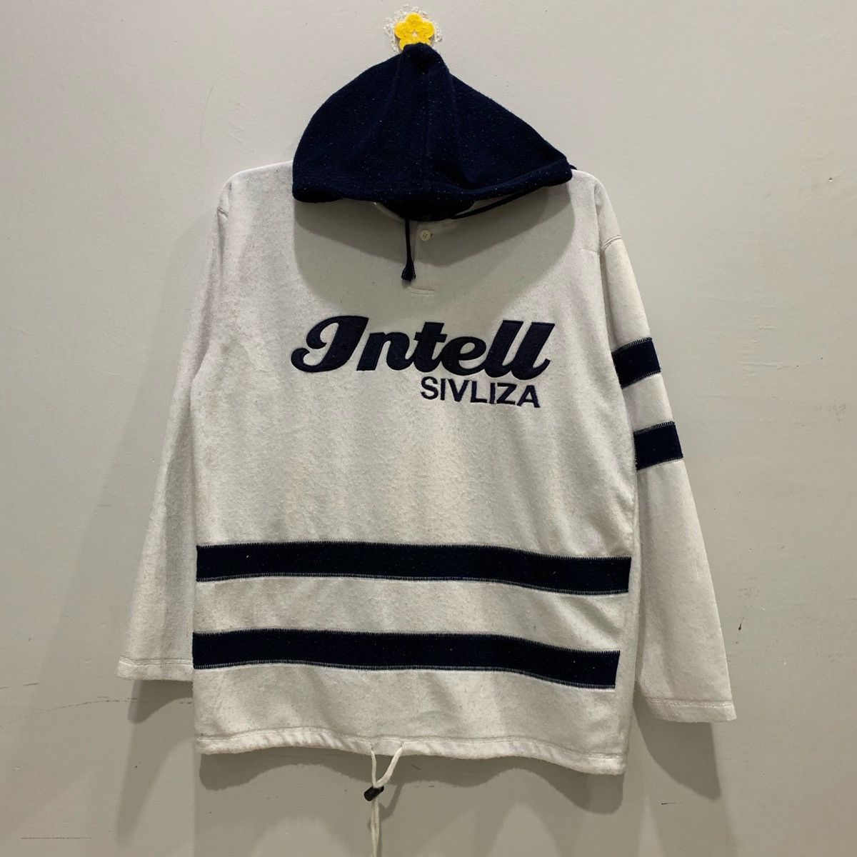 Japanese Brand × Vintage AUTHENTIC BLUE INTEL SIVLIZA Hoodie Size M Fits L Size US L / EU 52-54 / 3 - 1 Thumbnail