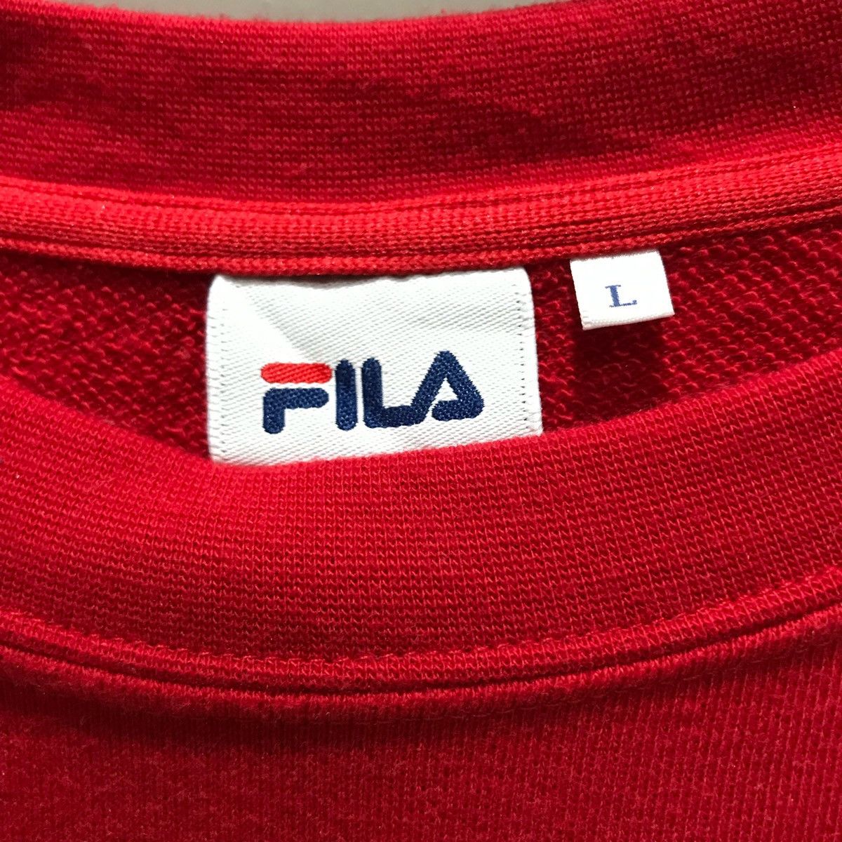 Fila × Japanese Brand × Vintage Fila Sweatshirts Big Spellout Size L Fits Size M Size US M / EU 48-50 / 2 - 3 Thumbnail