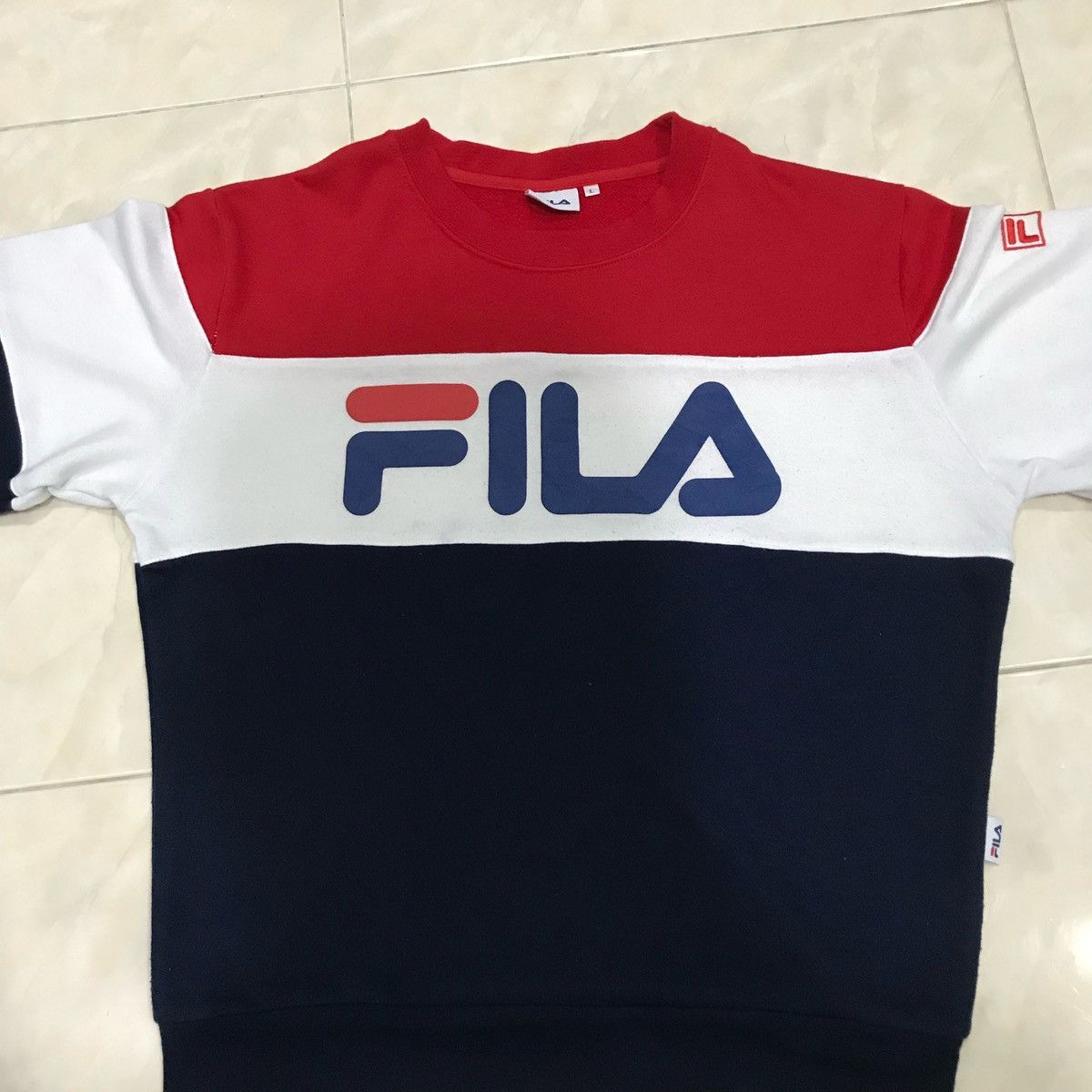 Fila × Japanese Brand × Vintage Fila Sweatshirts Big Spellout Size L Fits Size M Size US M / EU 48-50 / 2 - 11 Thumbnail