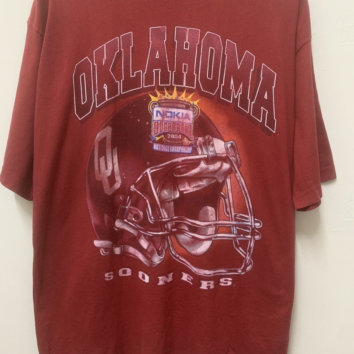 NFL × Vintage Vintage Oklahoma 2004 Nokia Sugarbowl National Championship Size US L / EU 52-54 / 3 - 2 Thumbnail