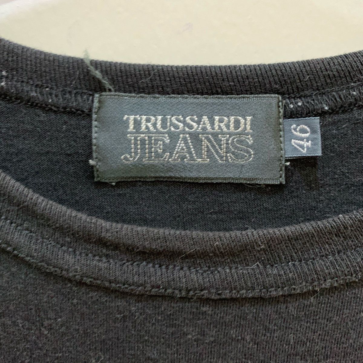 Japanese Brand × Trussardi × Vintage TRUSSARDI JEANS Tee embroidered logo Size 46 Fits M Size US M / EU 48-50 / 2 - 4 Thumbnail