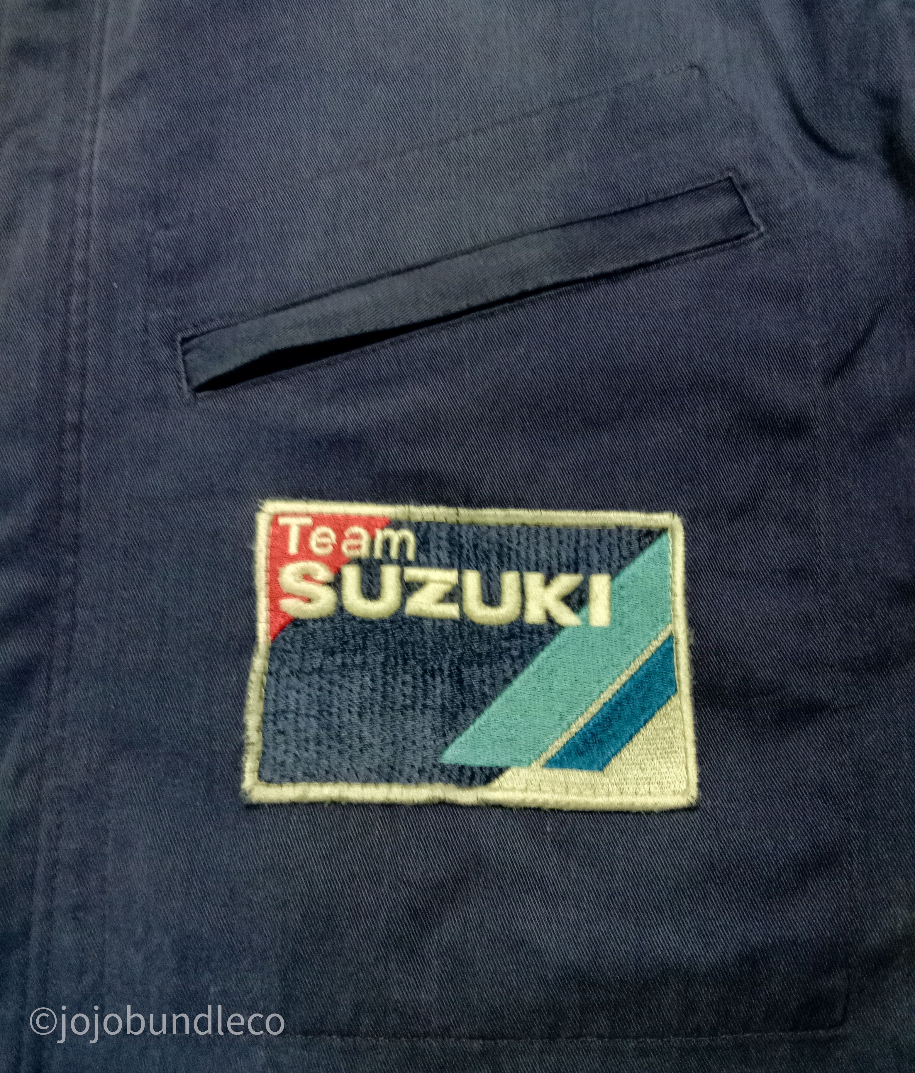 Japanese Brand Vtg Team Suzuki coverall Size US 36 / EU 52 - 4 Thumbnail