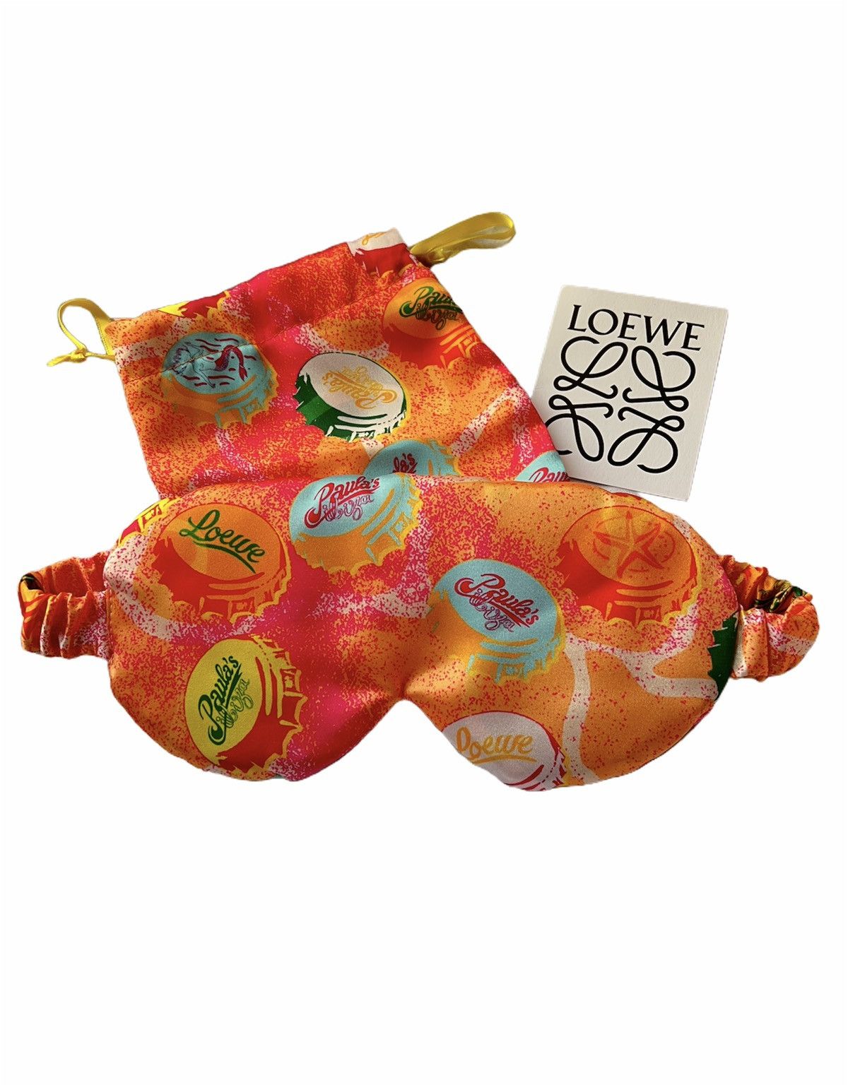 image of Loewe Paula’S Ibiza Vip Soft Sleeping Eye Mask With Pouch, Men's