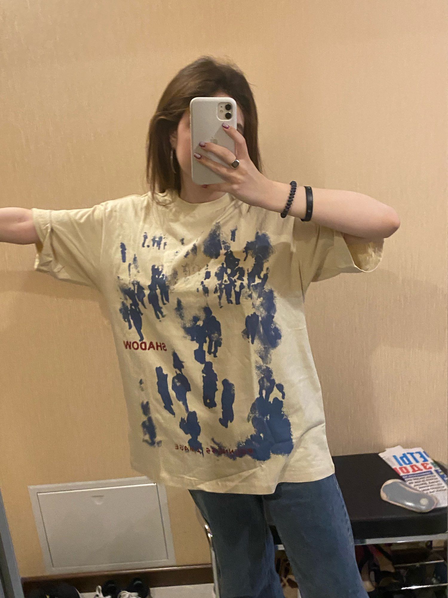 Japanese Brand Shadow Letter T Shirt Size US XL / EU 56 / 4 - 3 Thumbnail