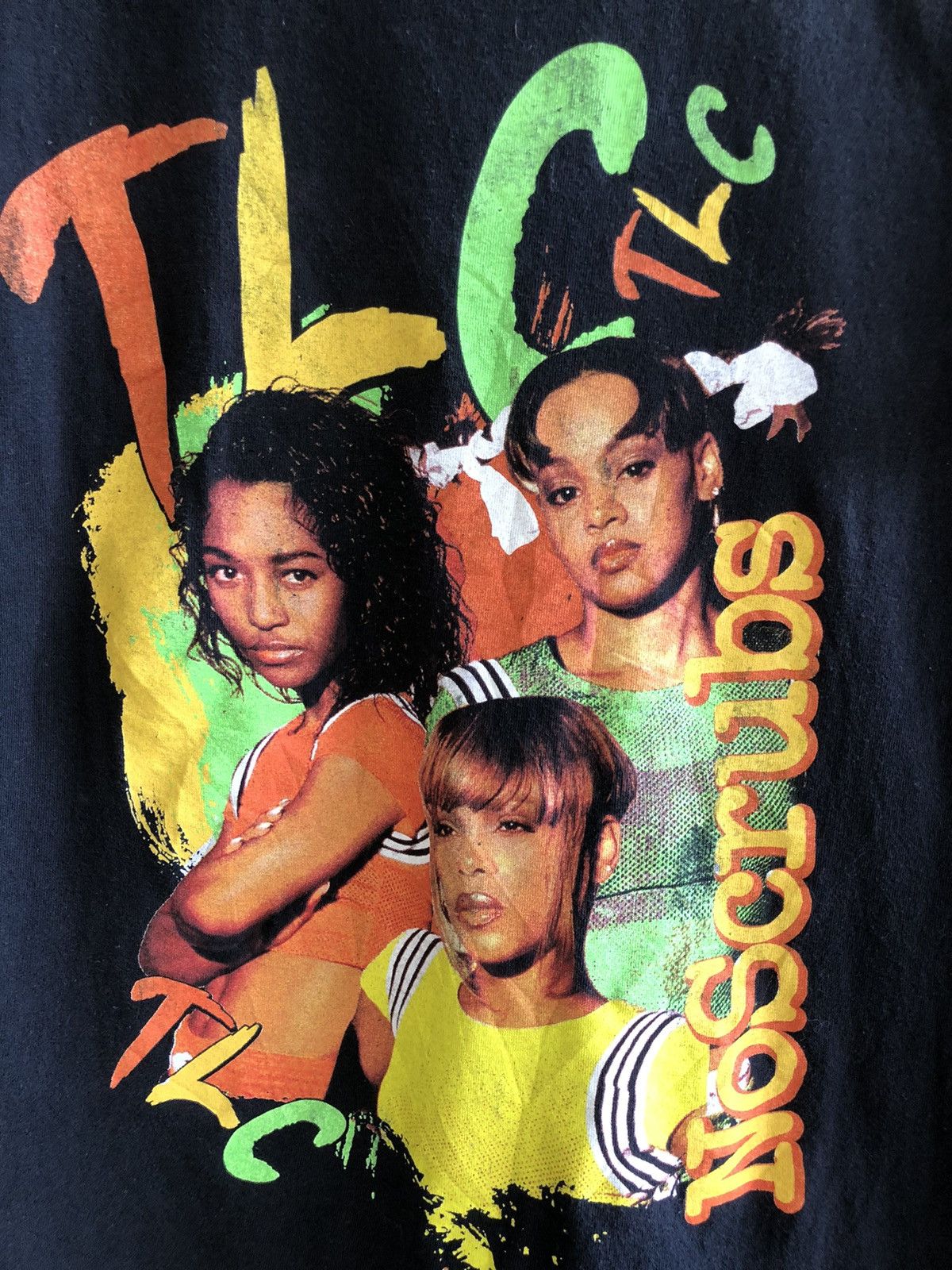 Band Tees × Rap Tees TLC No Scrubs Black Tee Shirt Size Small Size US S / EU 44-46 / 1 - 2 Thumbnail