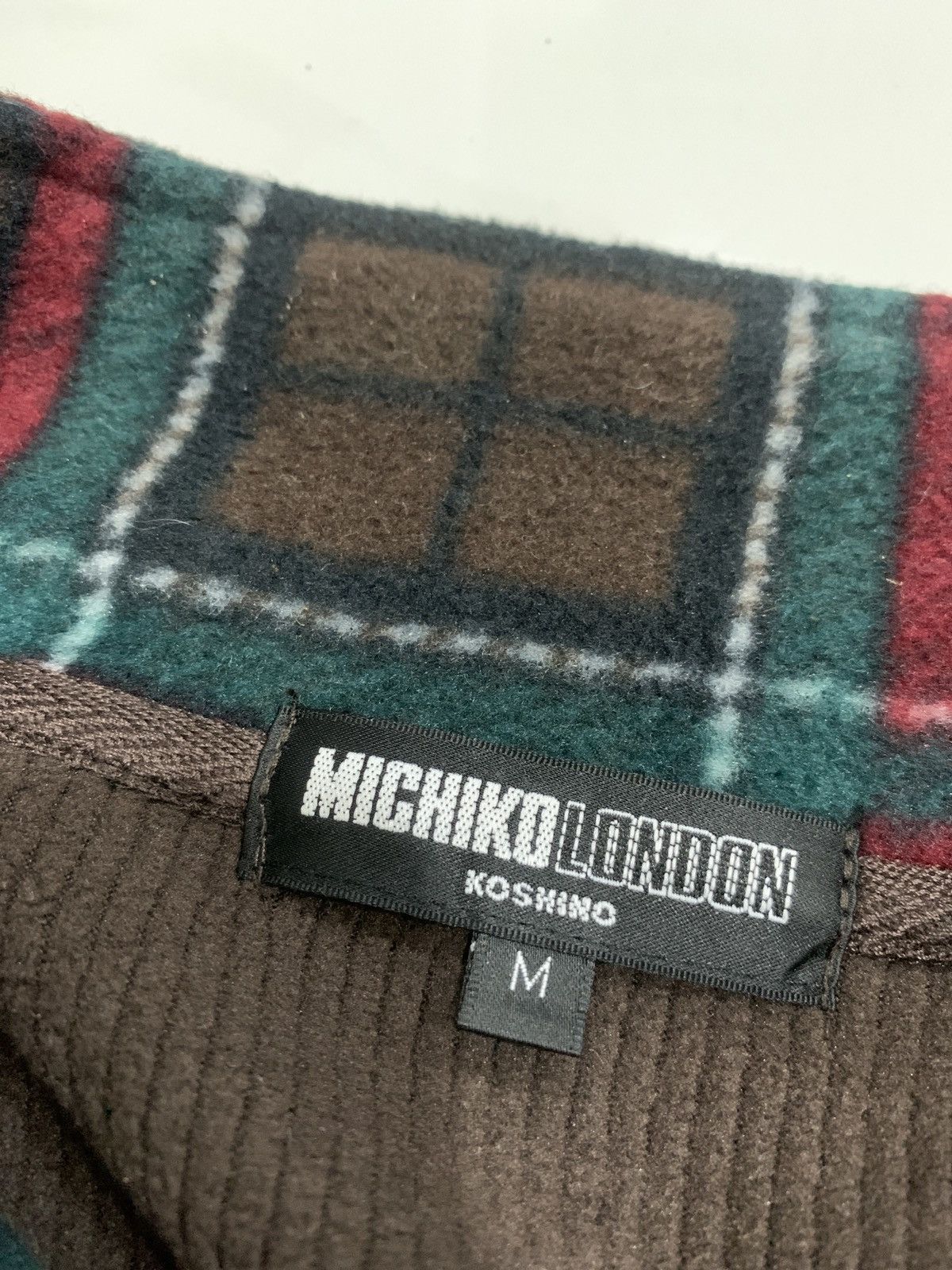 Michiko Koshino London Printed Fleece Sweater