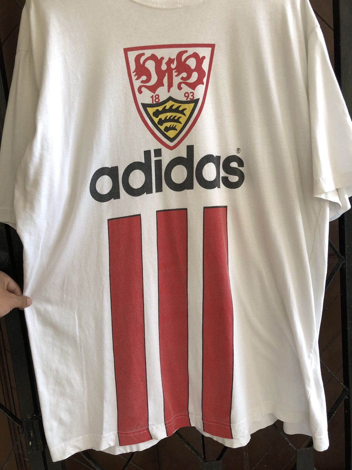 Adidas × Vintage Vintage Adidas TShirt Size US XL / EU 56 / 4 - 2 Thumbnail