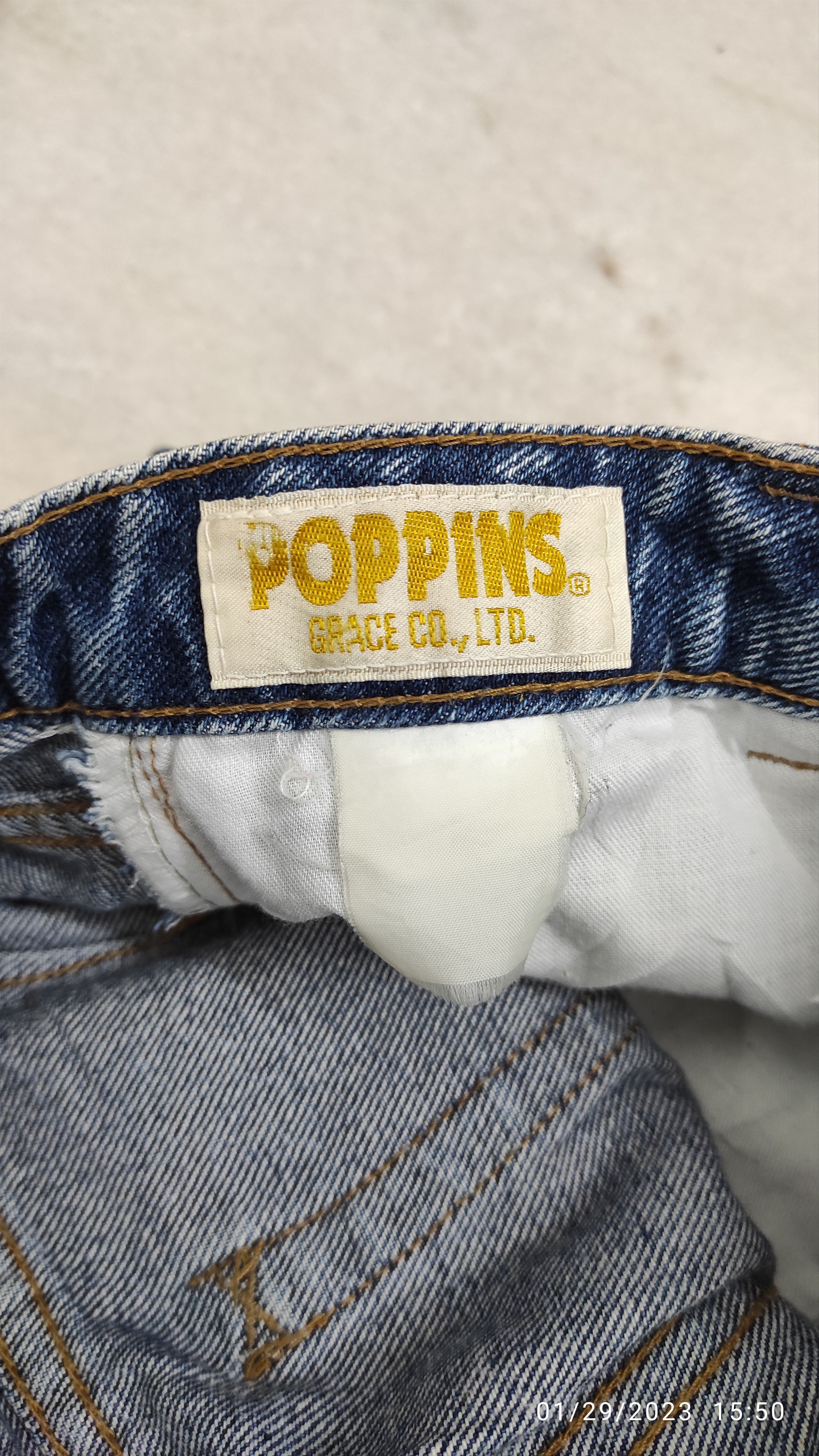 Mickey Mouse Vintage 90's MICKEY MOUSE Stone Wash high waisted jeans Size 25" / US 0 / IT 36 - 5 Thumbnail