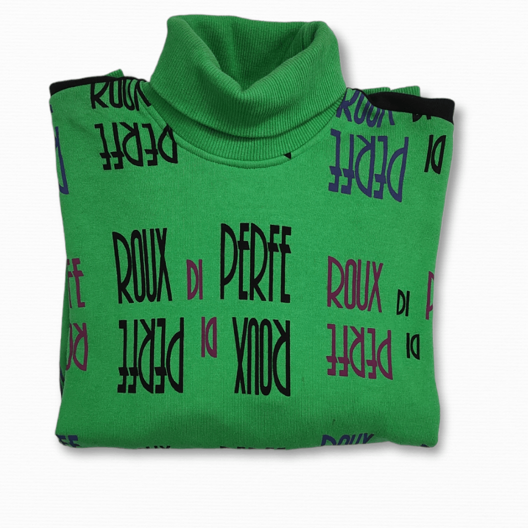 Designer ROUX DI PERFE INTERNAZIONALE raglan turtle neck sweatshirt Size US S / EU 44-46 / 1 - 13 Thumbnail