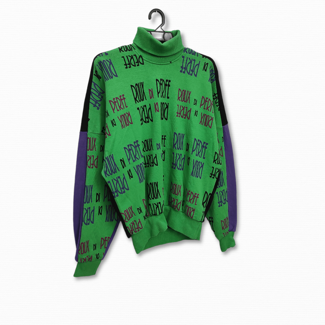 Designer ROUX DI PERFE INTERNAZIONALE raglan turtle neck sweatshirt Size US S / EU 44-46 / 1 - 11 Thumbnail