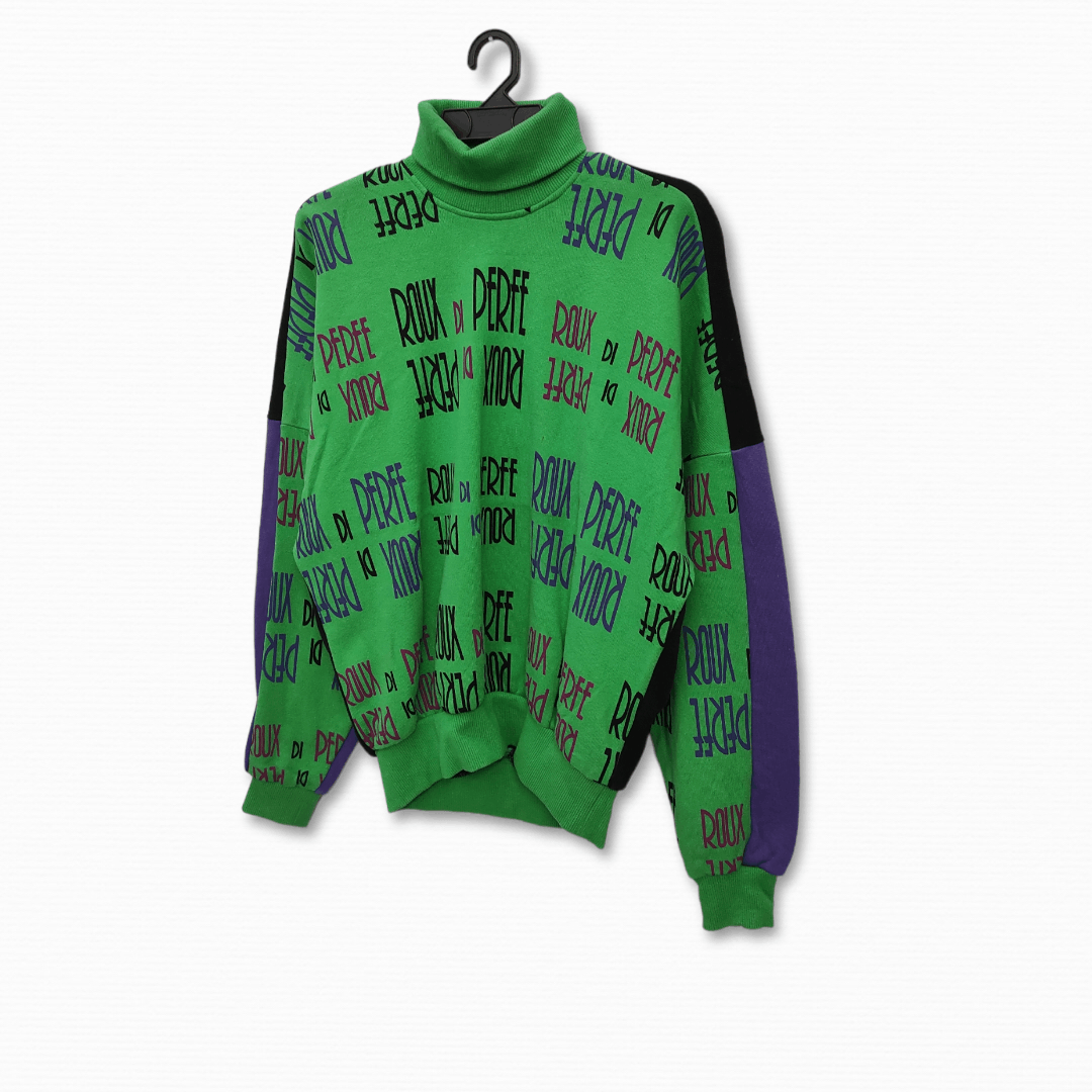 Designer ROUX DI PERFE INTERNAZIONALE raglan turtle neck sweatshirt Size US S / EU 44-46 / 1 - 12 Thumbnail