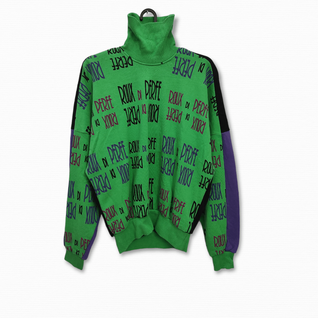 Designer ROUX DI PERFE INTERNAZIONALE raglan turtle neck sweatshirt Size US S / EU 44-46 / 1 - 3 Thumbnail