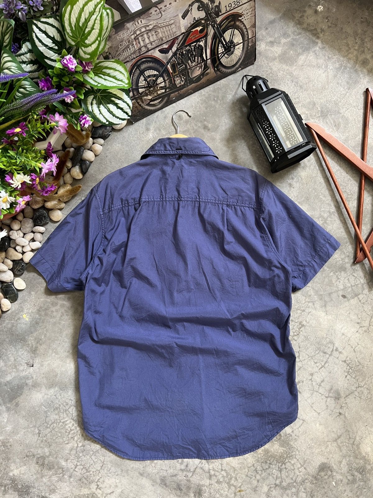 Comme des Garcons × Ganryu Comme Des Garcons Short Sleeve Flannel Size US S / EU 44-46 / 1 - 5 Thumbnail